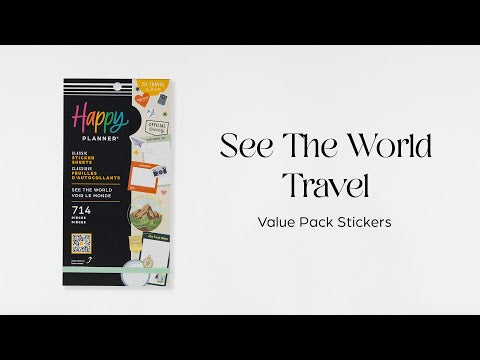 See the World Travel - Value Pack Stickers