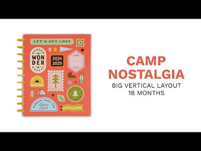 2024 Camp Nostalgia Happy Planner - Big Vertical Layout - 18 Months