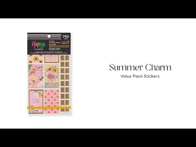 Summer Charm - Value Pack Stickers