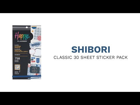 Shibori - Value Pack Stickers