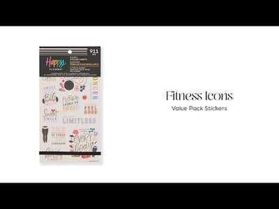 Fitness Icons - Value Pack Stickers