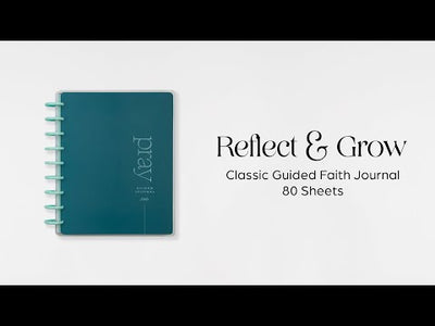 Reflect & Grow - Classic Guided Faith Journal - 80 Sheets