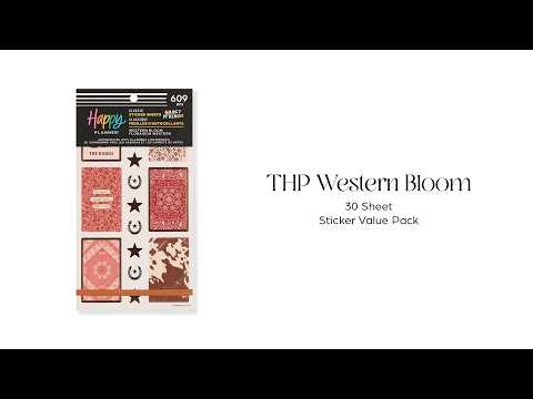 Western Bloom - Value Pack Stickers
