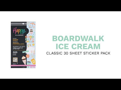 Boardwalk Ice Cream - Value Pack Stickers