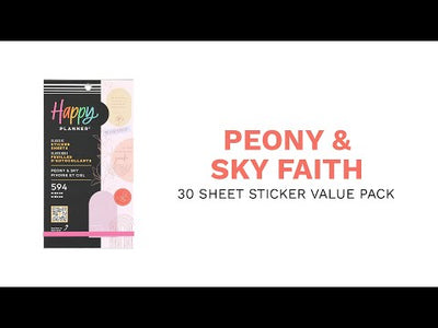 Peony & Sky Faith - Value Pack Stickers