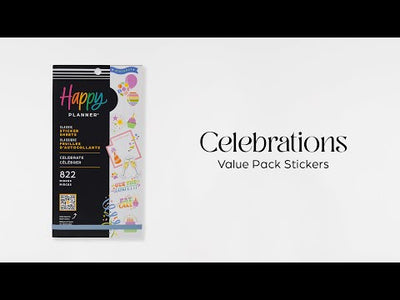 Celebrations - Value Pack Stickers