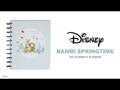 2024 Disney Bambi Springtime Happy Planner - Big Dashboard Layout - 12 Months