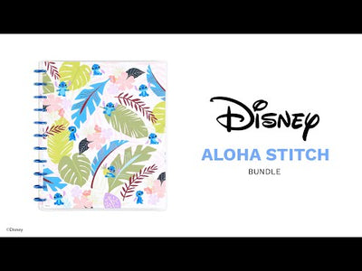 Disney Aloha Stitch - Notebook + Sticker Bundle