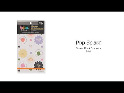 Pop Splash - Value Pack Stickers - Mini