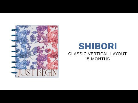 2024 Shibori Happy Planner - Classic Vertical Layout - 18 Months