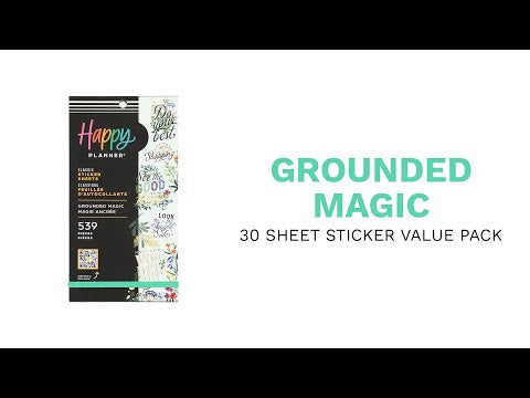 Grounded Magic - Value Pack Stickers – Happy Planner