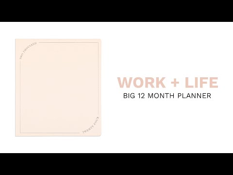 2024 Work + Life Primrose Happy Planner - Big Vertical Layout - 12 Months