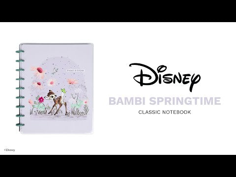 Disney Bambi Springtime - Dotted Lined Classic Notebook - 60 Sheets ...