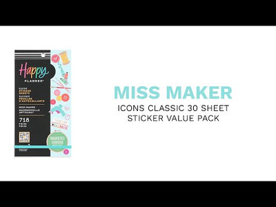 Miss Maker Icons - Value Pack Stickers