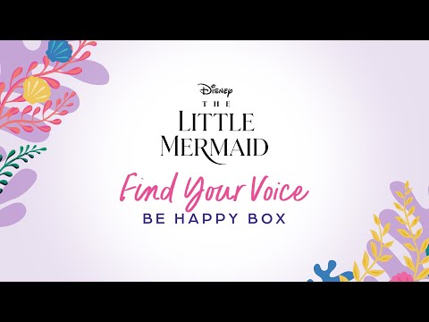 Disney The Little Mermaid - Find Your Voice - Be Happy Box