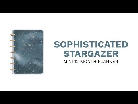 2024 Sophisticated Stargazer bbalteschule - Mini Vertical Layout - 12 Months