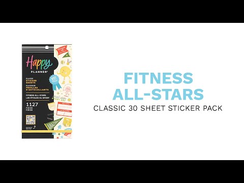 Fitness All Stars - Value Pack Stickers