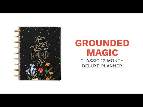 2024 DELUXE Grounded Magic Happy Planner - Classic Dashboard Layout - 12 Months