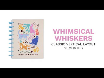2024 Whimsical Whiskers bbalteschule - Classic Vertical Layout - 18 Months
