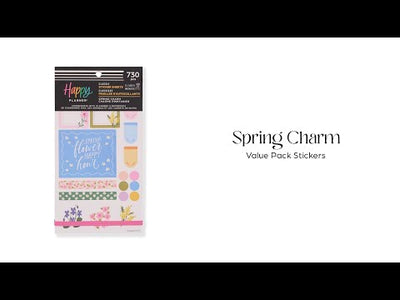 Spring Charm - Value Pack Stickers