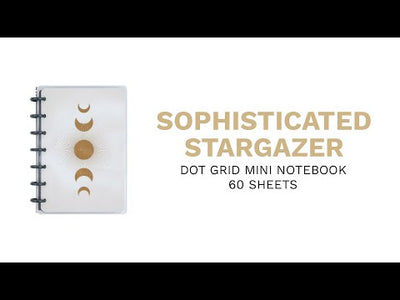 Sophisticated Stargazer - Dot Grid Mini Notebook - 60 Sheets