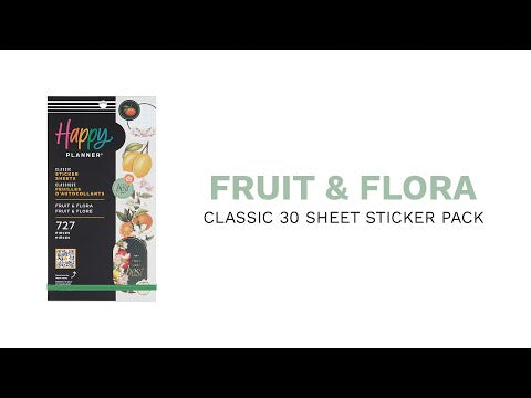 Fruit & Flora - Value Pack Stickers