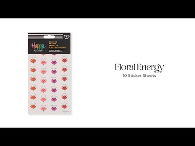Floral Energy - 10 Sticker Sheets