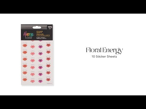Floral Energy - 10 Sticker Sheets