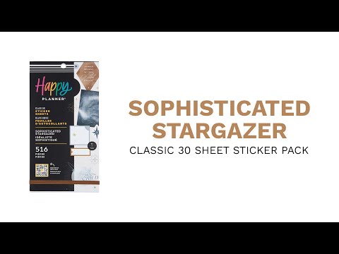 Sophisticated Stargazer - Value Pack Stickers