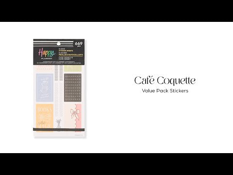 Café Coquette - Value Pack Stickers