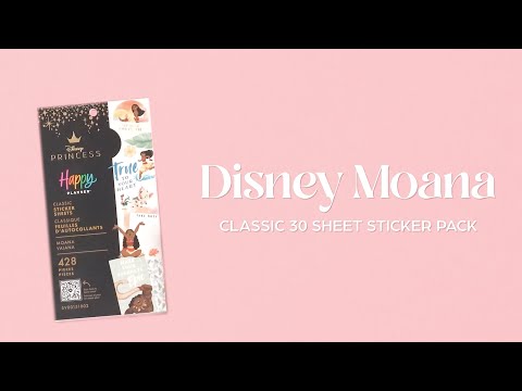 Disney Moana - Value Pack Stickers – Happy Planner