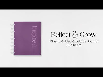 Reflect & Grow - Classic Guided Gratitude Journal - 80 Sheets