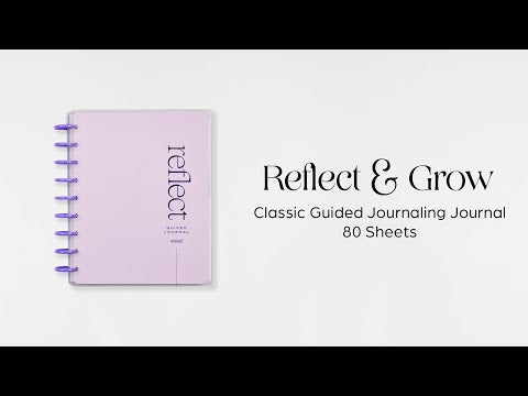 Reflect & Grow - Classic Guided Mood Journal - 80 Sheets