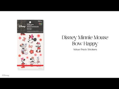 Disney Minnie Mouse Bow Happy - Value Pack Stickers