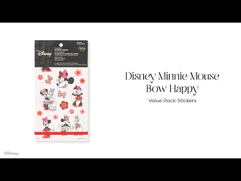 Disney Minnie Mouse Bow Happy - Value Pack Stickers