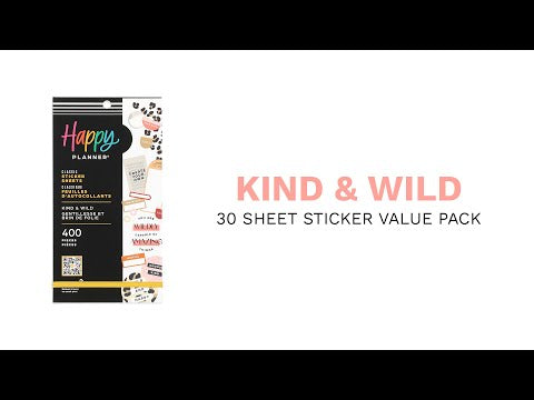 Kind & Wild - Value Pack Stickers