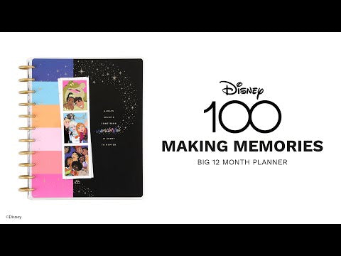 Disney100 Making Memories | Value Pack Stickers | Big | Black | [big] | Happy Planner