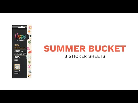 Summer Bucket List - 8 Sticker Sheets