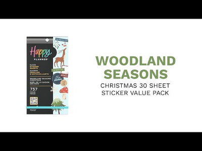 Woodland Seasons Christmas - Value Pack Stickers