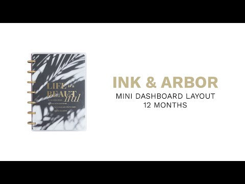 2024 Ink & Arbor bbalteschule - Mini Dashboard Layout - 12 Months
