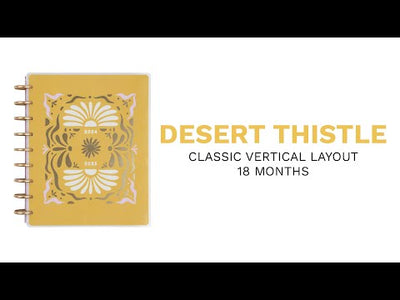 2024 Desert Thistle bbalteschule - Classic Vertical Layout - 18 Months