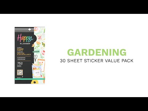 Gardening - Value Pack Stickers