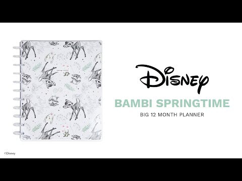 2024 Disney Bambi Springtime Happy Planner - Big Vertical Layout - 12 Months