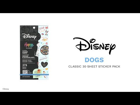 Disney Dogs - Value Pack Stickers