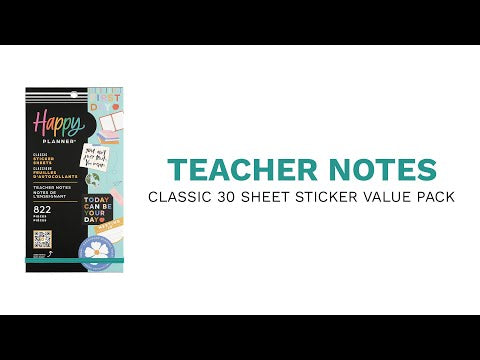 Teacher Notes - Value Pack Stickers