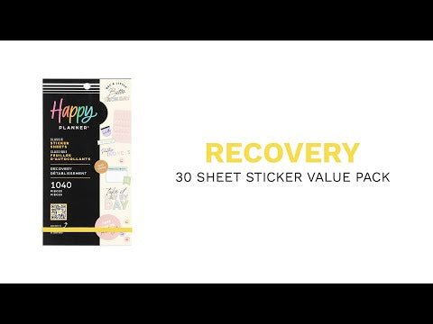 Recovery Point Sticker Recovery - Value Pack Stickers – Happy Planner