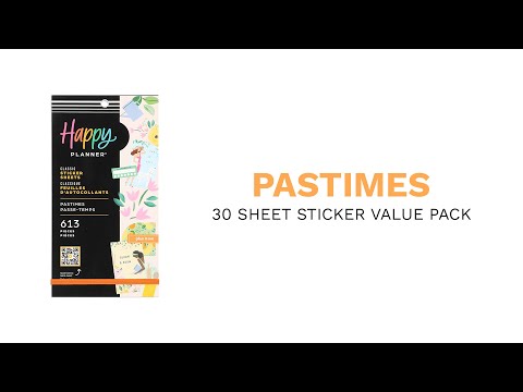 Pastimes - Value Pack Stickers