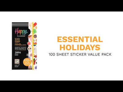 Essential Holidays - Mega Value Pack Stickers - 100 Sheets