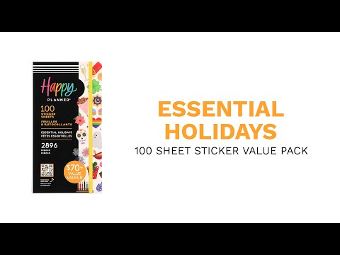 Legend Value Sticker Pack – 1,700+ Small Stickers for Planner, Journal &  Calendar – Aesthetic, Inspirational, Seasonal, Dates, Months, Holidays