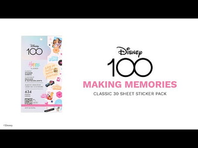 Disney100 Making Memories - Value Pack Stickers